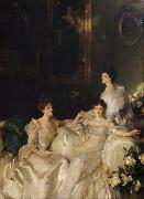 John Singer Sargent The Wyndham Sisters Lady Elcho,Mrs.Adeane,and Mrs.Tennanet (mk18) china oil painting reproduction